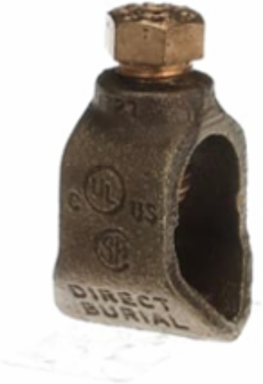 Ground Rod Clamp 5/8 Inch, Copper, UL Listed