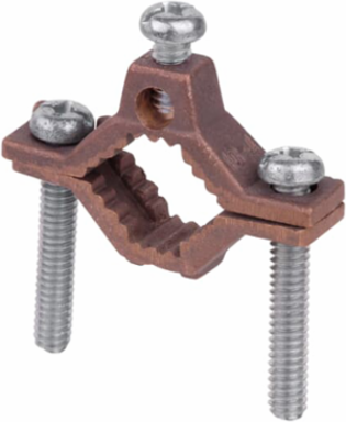 Cast Bronze Ground Clamp 1/2 Inch - 1 Inch for Wire Size 10 - 4