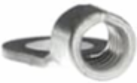 Non-Insulated Ring Terminal 12-10 AWG #10 Stud Size, Metallic, 600V, Pack of 1000