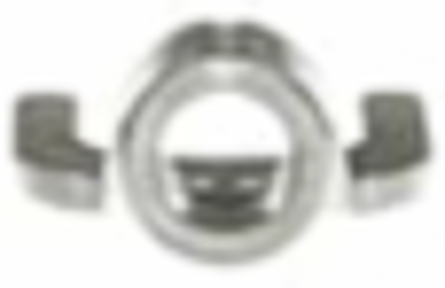 Non-Insulated Fork Terminal 16-14 AWG, Bolt Hole #10, Copper Material