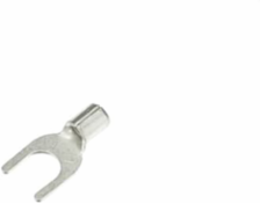 Non-Insulated Fork Terminal 16-14 AWG, Bolt Hole #10, Copper Material