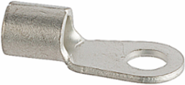 Non-Insulated Ring Terminal 6 AWG Stud Size 1/4, Copper, 600V