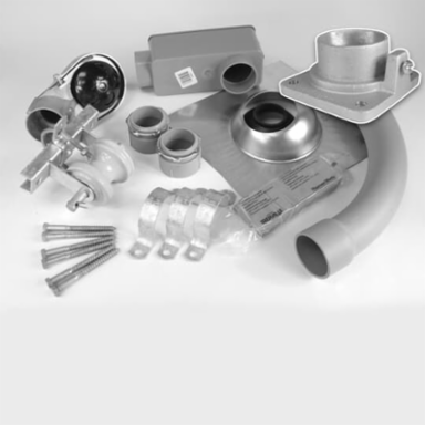 MAST KIT 200 AMP W/PVC ACCESS QC-ON
