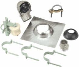 MAST KIT C/W GROUND CLAMP QC