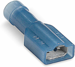 Fully Insulated Nylon Disconnects, Blue, 16-14 AWG, Tab Size .250x.032