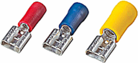 Vinyl Insulated Female Disconnect, 22-18 AWG, Red, Package of 1000