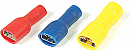 Fully Insulated Vinyl Disconnects, Red, 22-16 AWG, Package of 1000