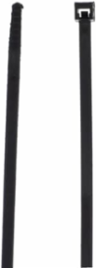 14 Inch Cable Tie, Black Nylon, 50 lb Tensile Strength, UV Resistant, 500 Pack