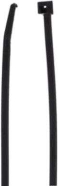 14 Inch Cable Tie, Black Nylon, 50 lb Tensile Strength, UV Resistant, 500 Pack