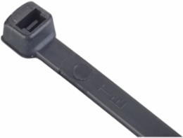 Miniature Nylon Cable Tie 4 Inch, 18 lb Tensile Strength, Black, UV Resistant