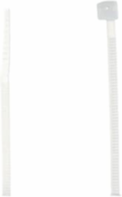 Natural Nylon Cable Tie 4.1 Inch Length, 18 lb Tensile Strength