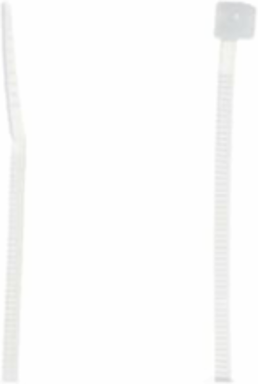 Natural Nylon Cable Tie 4.1 Inch Length, 18 lb Tensile Strength