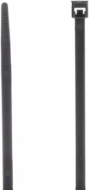 Black Cable Tie 7 Inch 50 lb Tensile Strength 1000 Pack