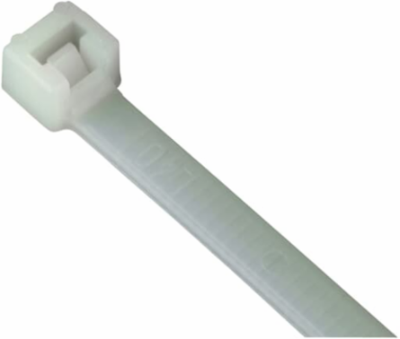 Nylon Cable Tie 7.6 Inch Length, 50 lb Tensile Strength, Natural Color