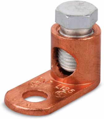 Copper Single Conductor Terminal 1-1/2 Inch Length, 8 Sol-1/0 Str