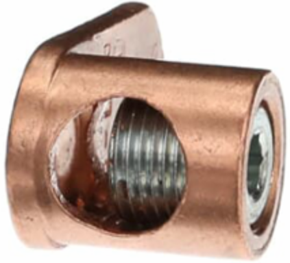 Copper Single Conductor Connector, 6 Str-250 kcmil, 1-61/64 Inch Length