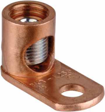 Copper Tin-Plated Single Conductor Terminal One-Hole Mount 6 Str.-250 kcmil