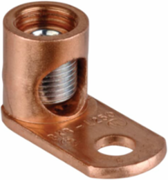 Copper Tin-Plated Single Conductor Terminal One-Hole Mount 6 Str.-250 kcmil