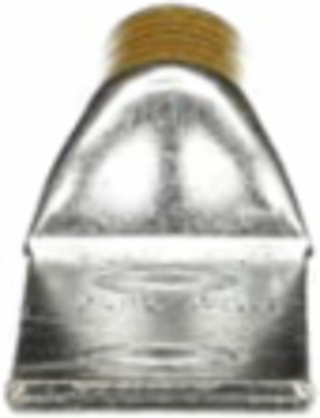 Copper Two-Hole Lug Long Barrel 250 kcmil 1/2 Inch Bolt Hole Yellow