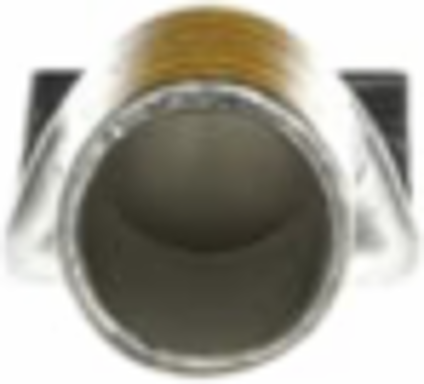 Copper Two-Hole Lug Long Barrel 250 kcmil 1/2 Inch Bolt Hole Yellow