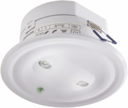WP EM LED EXIT UNIV DBL BLACK/ALUM