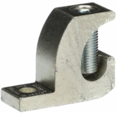 Lay-In Lug Connector, 6-250 AWG, Stud Size 0.33 Inch, Aluminum