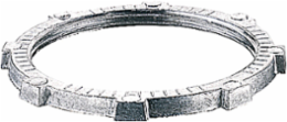 Galvanised Steel Locknut M32 with Metric Threads, 1 Inch Dimensions