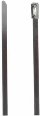 Stainless Steel Ball-Lock Cable Tie, 7.9 Inch Length, 200 lb Tensile Strength