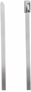 Stainless Steel Ball-Lock Cable Tie, 7.9 Inch Length, 200 lb Tensile Strength