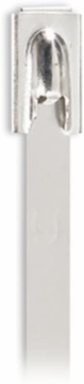 Stainless Steel Cable Tie 14.2 Inch Length, 200 lb Tensile Strength, Ball-Lock