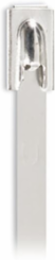 Stainless Steel Cable Tie 14.2 Inch Length, 200 lb Tensile Strength, Ball-Lock