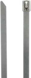 Stainless Steel Cable Tie 200mm (7.9 Inch), 450 lb Ball-Lock, UL Rated