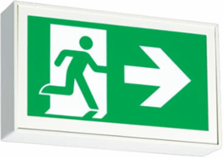 STEEL PICTOGRAM EXIT SIGN SPWRD
