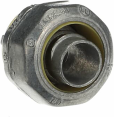 1/2 Inch Straight Connector, Die Cast Zinc, Length 1.88 Inch