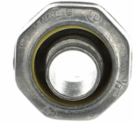 1/2 Inch Straight Connector, Die Cast Zinc, Length 1.88 Inch