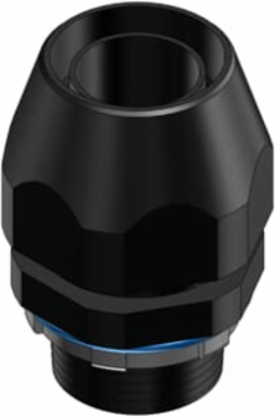 1/2 Inch Non-Metallic Liquidtight Bullet Connector, Thermoplastic, UL E23018, CSA