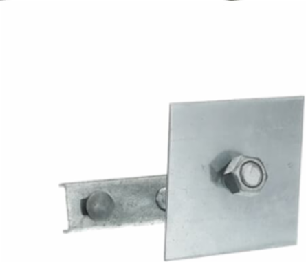 SUPPORT CLAMP W 5/8X4-1/2 BOLT SQ W