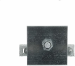 SUPPORT CLAMP W 5/8X4-1/2 BOLT SQ W