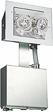 Emergency Battery Unit, 80W, Lead-Calcium, 2 MR16 LED Lamps, 17-5/8 Inch Height x 9-1/8 Inch Width