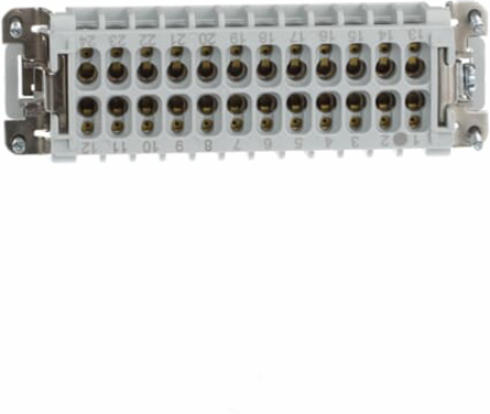 MALE INSERT SCREW B SERIES W/GND 24