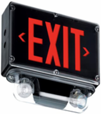 12V NEMA-4X COMBO SGL RD C/W 4W-LED