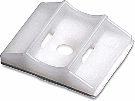 Plain Edge Cable Clamps Natural Nylon, Width 0.50 Inch, 500 Pack