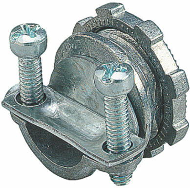 Clamp Type Connectors 3/8 Inch, Zinc Die Cast, Clamping Range 0.18-0.64 Inch