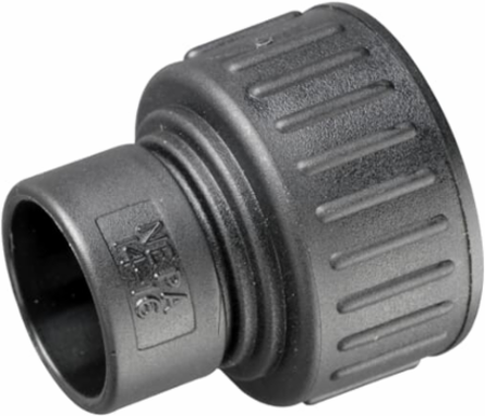 CONNECTOR/ADAPTOR NC20, 15/16IN BLK
