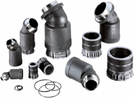 FTNG 45D M32 NW29 PA6/BR IP69 BLK