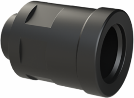 FTNG STR M25 NW23 PA6/BR IP69 BLK