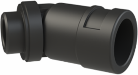 CONDFTNG 45 M20NW17 PA6/BR 10MM BLK