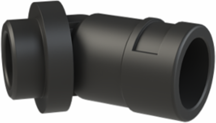 CONDFTNG 45 M25NW17 PA6/BR 11MM BLK