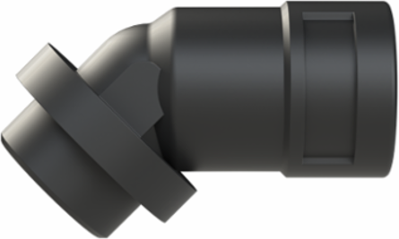 CONDFTNG 45 M25NW17 PA6/BR 11MM BLK