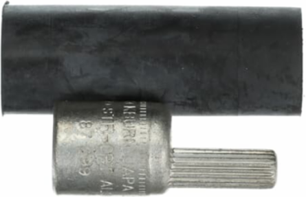 Aluminum Solid Offset Pin Terminal 250 kcmil, 2.63 Inch, 600 V, Brown